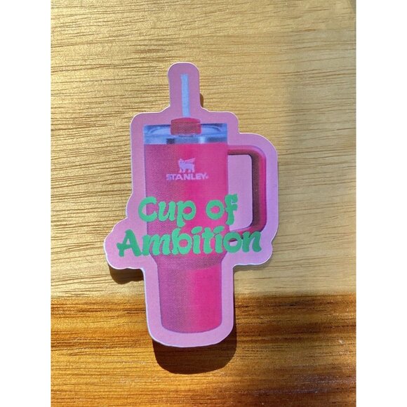 Dolly Parton Sticker Stanley Cup Of Ambition Funny Gag Gift Waterproof Vinyl - Picture 3 of 9